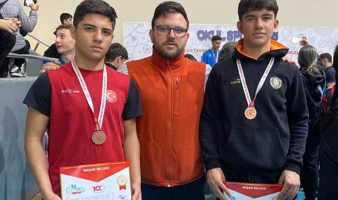 Susurluk Şehit Erbil Arslan Ortaokulu’nun sporcuları, Okullar Arası Yıldızlar Türkiye