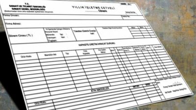 Balıkesir Sanayi ve Teknoloji İl Müdürü Mehmet Şafak, Yıllık İşletme