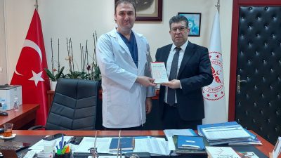 Bandırma Denetimli Serbestlik Müdürü Özcan Deniz’in, Başhekim Nart Görgü’ye gerçekleştirdiği