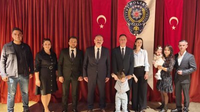Erdek Kaymakamı Hasan Göç, Polis Haftası kapsamında düzenlenen resepsiyonda, görevlerinde