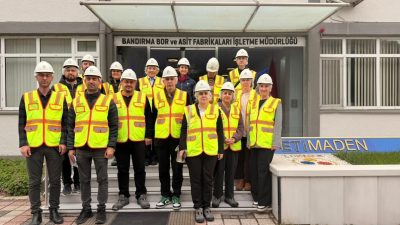 Balıkesir Üniversitesi ile Eti Maden Bandırma Bor İşletmesi, atık yönetimi