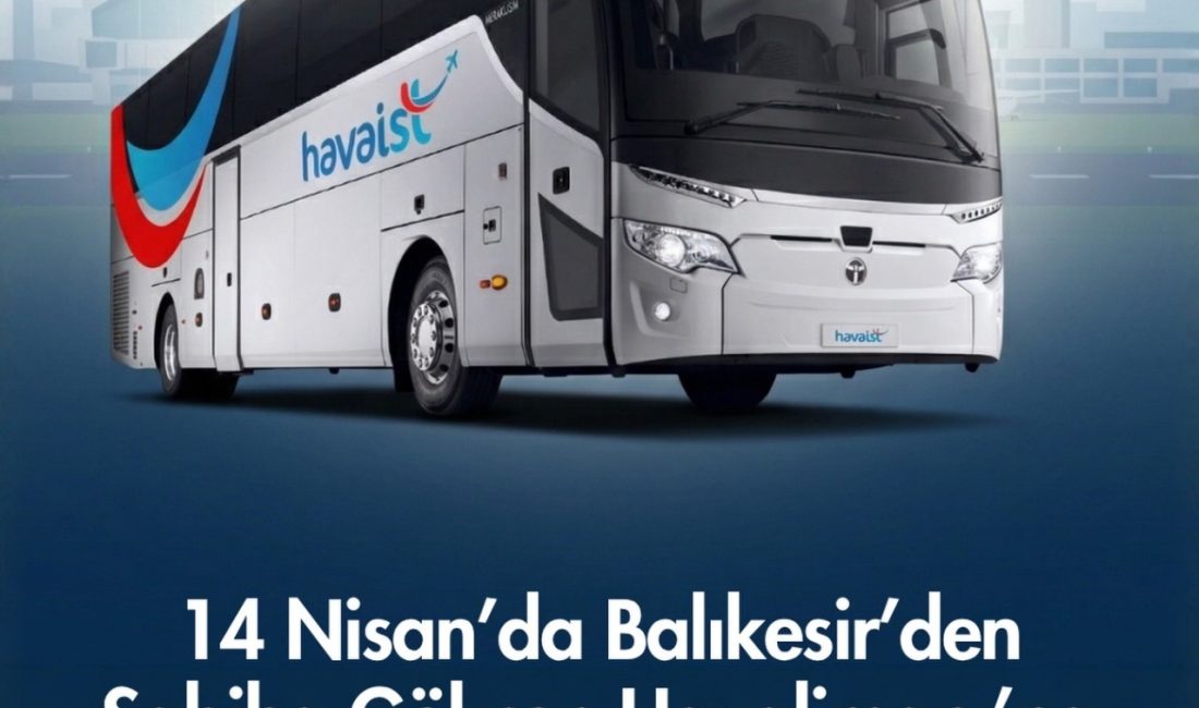 Bandırma’dan havalimanına ulaşımı Havaist devraldı Bandırma’da BTT Bus’ın hizmetinin sona erdiği hatlarda, Havaist 14 Nisan
