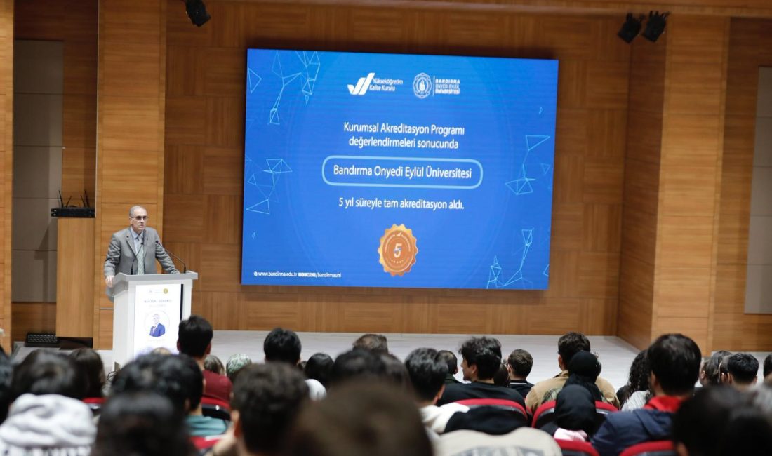 Bandırma’da Mühendislik Fakültesi öğrencileri Rektörle buluştu Bandırma Onyedi Eylül Üniversitesi’nde düzenlenen “Rektör-Öğrenci Buluşmaları” kapsamında Rektör Prof.