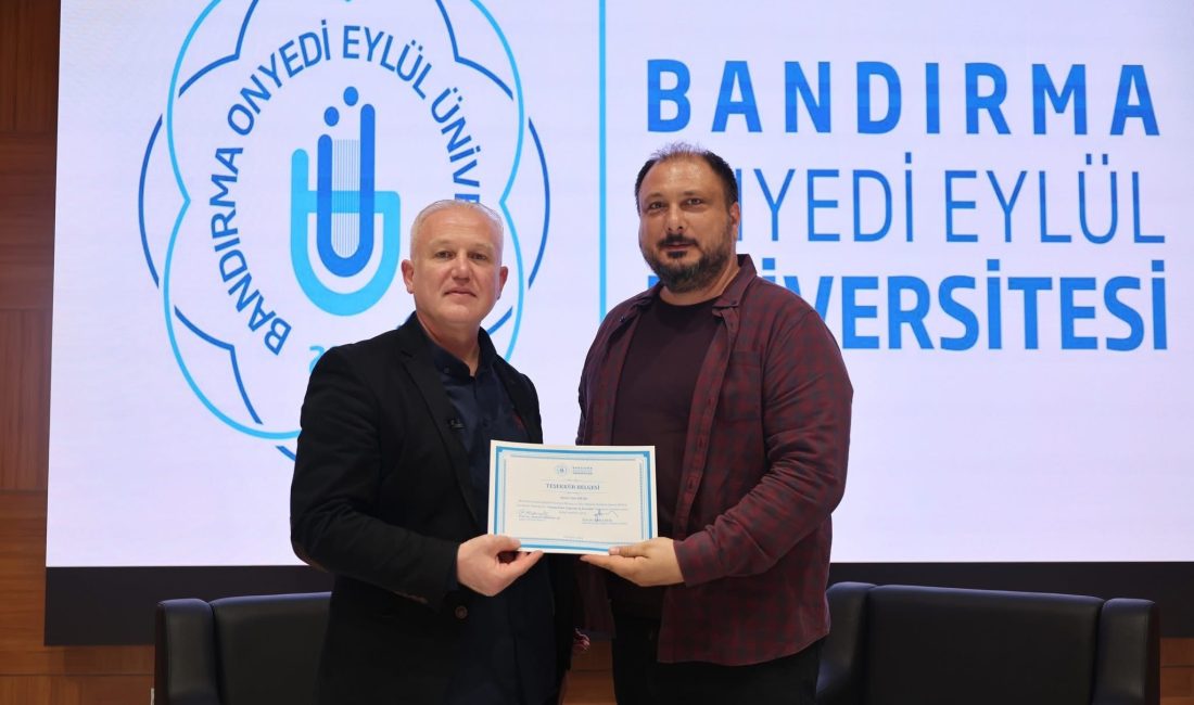 Girişimcilik ve Yapay Zekâ BANÜ’de Masaya Yatırıldı BANÜ’de düzenlenen söyleşide, yapay zekâ çağında iş kurmanın incelikleri ve
