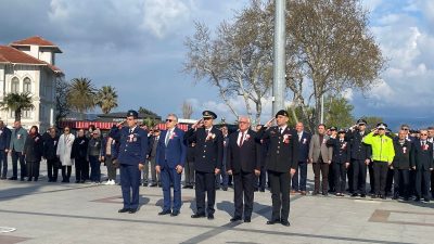Bandırma’da Polis Haftası kapsamında düzenlenen törende Türk Polis Teşkilatı’nın 181