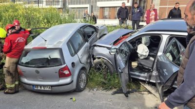  Susurluk’ta meydana gelen çift taraflı ve sıkışmalı trafik kazasında 4