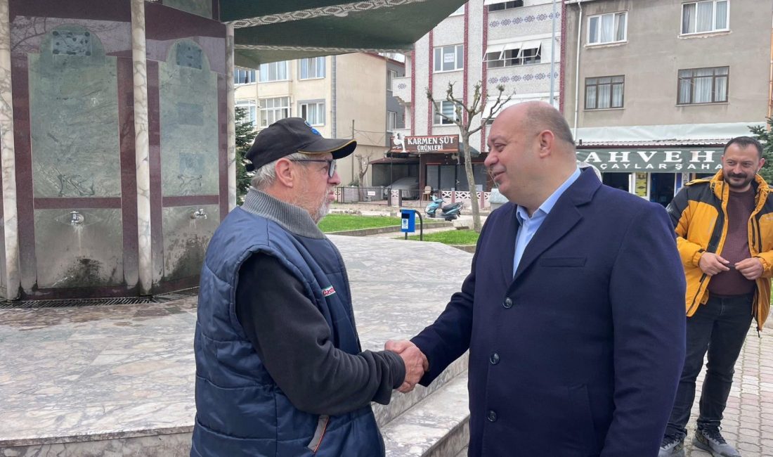 Gönen Tatlısu Çeşmesi çevresinde düzenleme çalışmaları Gönen Belediye Başkanı İbrahim Palaz, Kurtuluş Mahallesi’ndeki Tatlısu Çeşmesi çevresinde