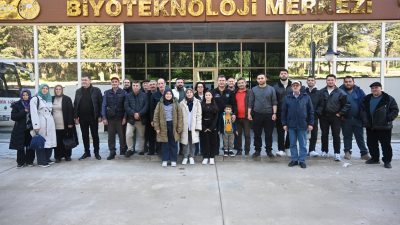Çanakkale Biga’dan gelen yetiştiriciler, Bandırma Koyunculuk Araştırma Enstitüsü’nde ağırlandı; yürütülen