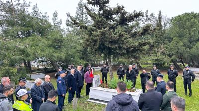 Emniyet Teşkilatının 181. kuruluş yıl dönümü dolayısıyla Bandırma Şehitliği ziyaret