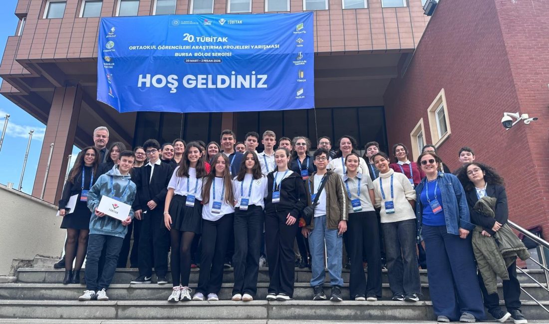 TÜBİTAK 2204-B Bursa Bölge Sergisi finallerinde 9 derece elde eden