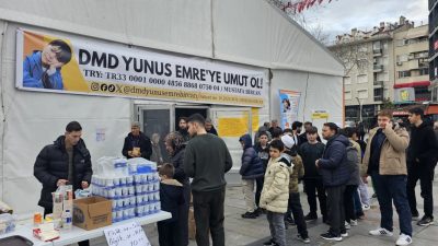 DMD hastası Yunus Emre Bircan’a destek amacıyla Bandırma’da kermes ve