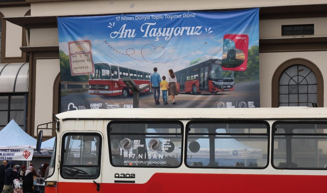 Balıkesir’de toplu taşıma gününde nostalji rüzgârı Dünyada ilk kez kutlanmaya başlayan “17 Nisan Dünya Toplu Taşıma