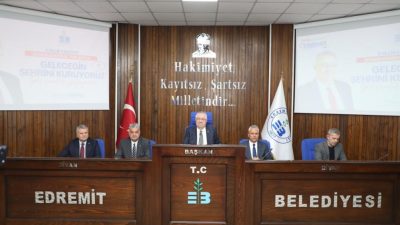 Edremit Belediye Başkanı Mehmet Ertaş, göreve geldiği günden bu yana