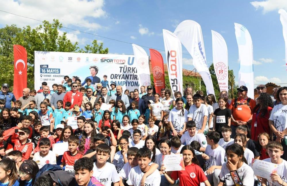 Türkiye Oryantiring Federasyonu tarafından Balıkesir’de düzenlenen Türkiye U14 Oryantiring Şampiyonası,