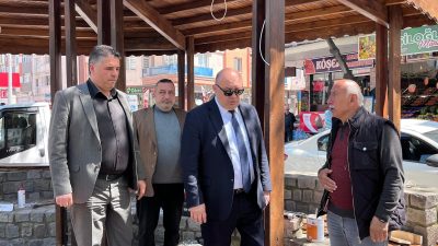 Gönen Belediye Başkanı İbrahim Palaz, Osman Pazar Camii çevresindeki düzenleme