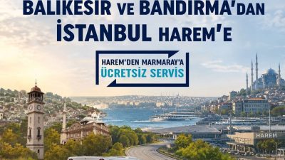 Balıkesir ve Bandırma’dan İstanbul Harem Otogarı’na ulaşım sağlayan BTTBUS seferleri