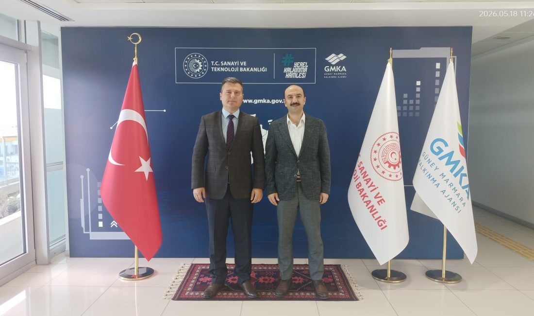 Bandırma Koyunculuk Araştırma Enstitüsü Müdürü Kerim Kılınç ile GMKA Genel