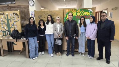 Gönen Ömer Seyfettin Fen Lisesi’nde düzenlenen kitap okuma etkinliğinde Kaymakam