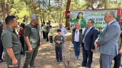 Burhaniye ilçesinde, havaların ısınmaya başlaması ile birlikte Orman İşletme Şefliğince