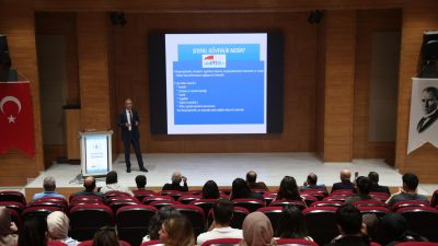 Sosyal Güvenlik Haftası kapsamında düzenlenen programda öğrenciler, sosyal güvenlik sistemi