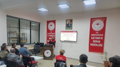 Bandırma İlçe Tarım ve Orman Müdürlüğü tarafından düzenlenen eğitim programında,
