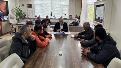 Marmara Adası Enduro Ekibi, planlanan yarış organizasyonu kapsamında Belediye Başkanı