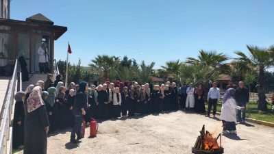 Bandırma İlçe Müftülüğü tarafından Kur’an kursu öğrencilerine yangın anında yapılması