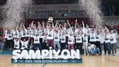 Türkiye Sigorta Türkiye Basketbol Ligi play-off final serisinde Gaziantep Basketbol’u