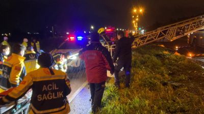 Balıkesir’de İzmir seferini yapan yolcu otobüsünün devrilmesi sonucu 3 kişi