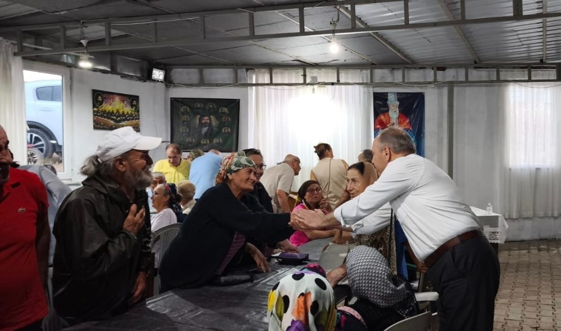 Erdek Kaymakamı Göç Muharrem Orucu iftarına katıldı Erdek Kaymakamı Hasan Göç, Alevi Kültür Dernekleri Erdek Şubesi tarafından
