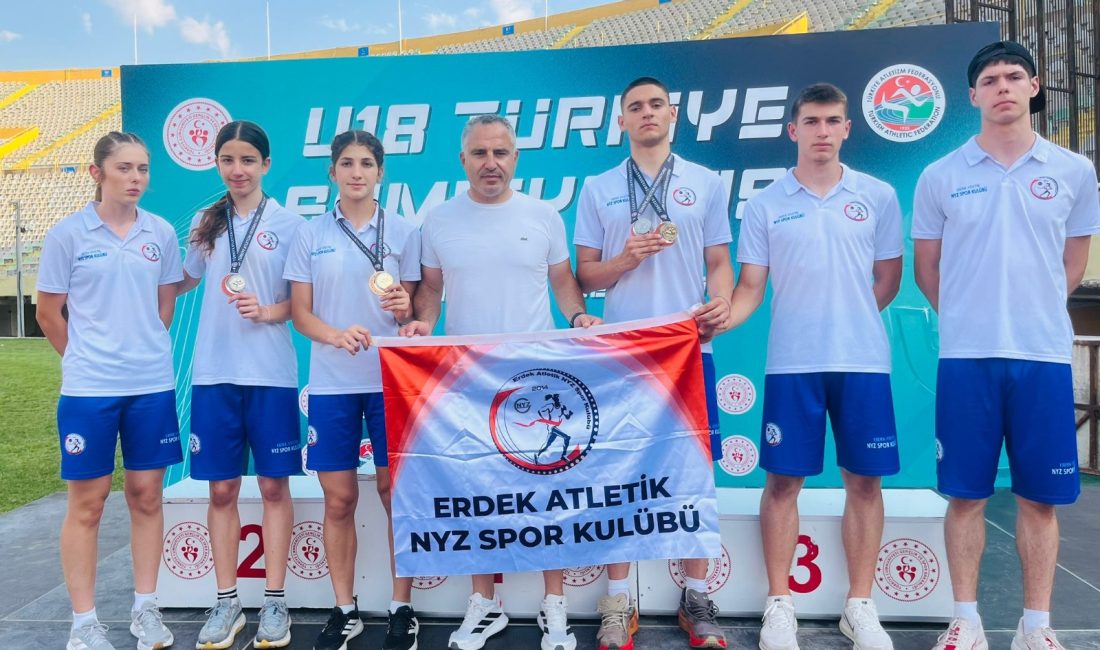Erdek Atletik NYZ’den U-18 Şampiyonasında Türkiye Dereceleri İzmir’de düzenlenen U-18 Türkiye Atletizm Şampiyonası ve milli takım seçmelerinde