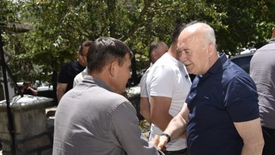 Dursunbey Belediye Başkanı Ramazan Bahçavan, AK Parti İlçe Başkanı İbrahim
