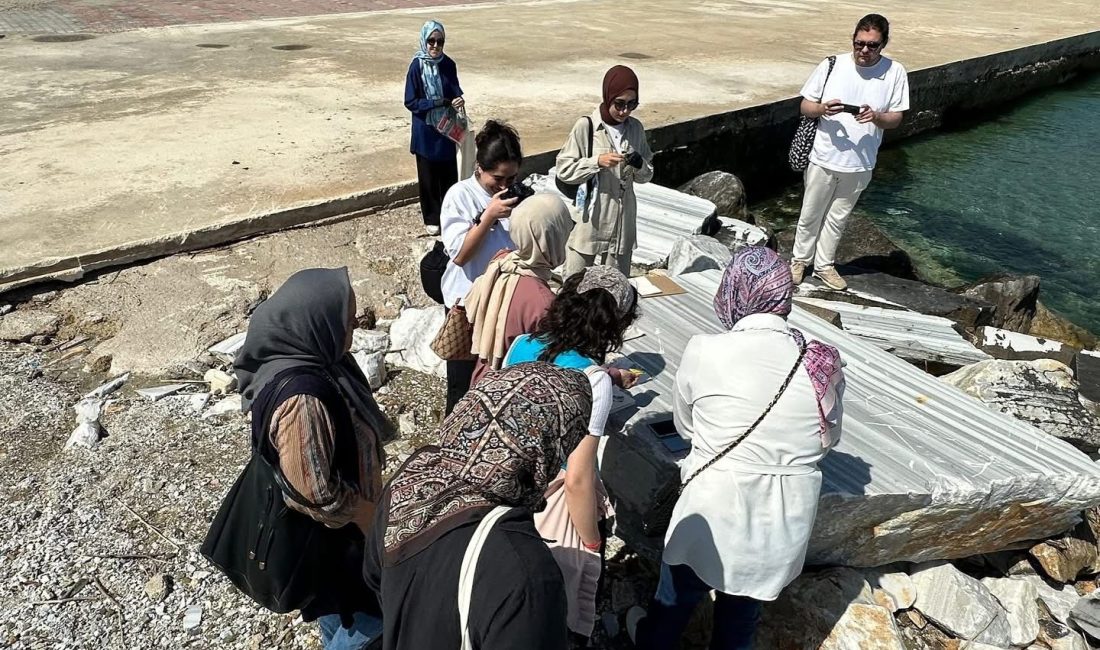 Marmara Adalar’da İstanbul Teknik Üniversitesi iş birliğiyle yürütülen proje kapsamında