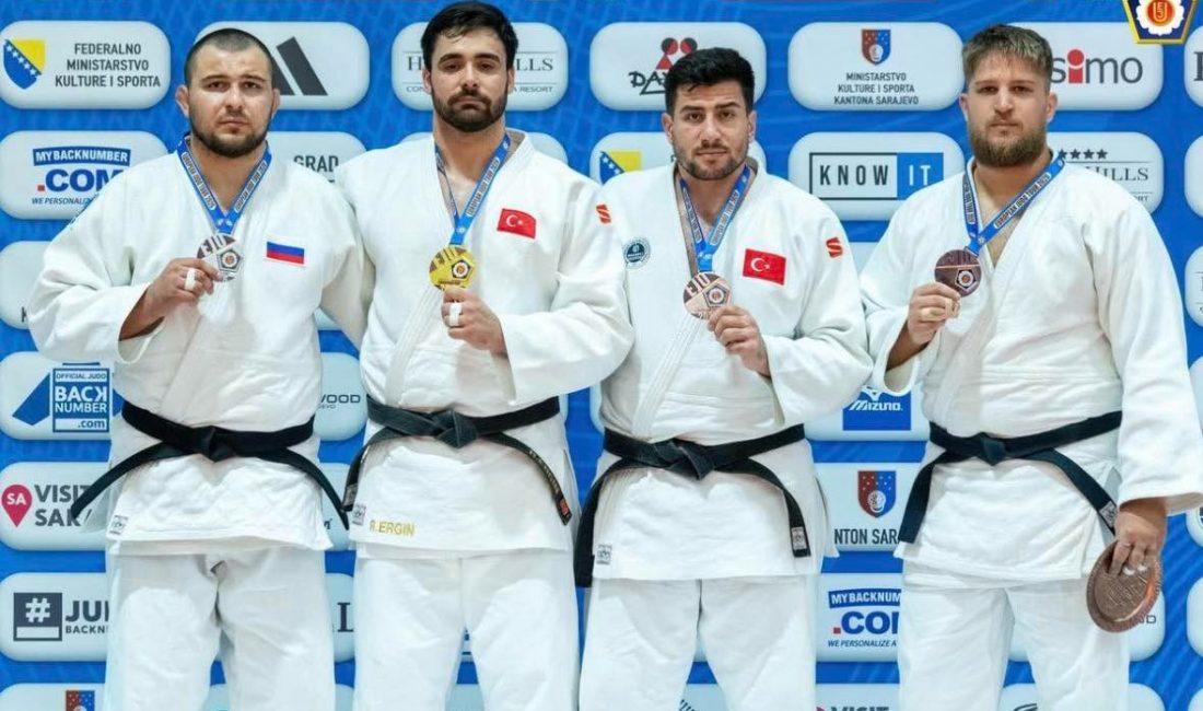 Balıkesirli sporcu Recep Ergin, Bosna Hersek’te düzenlenen Büyükler Avrupa Kupası’nda