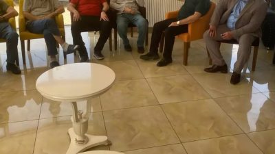 AK Parti Bandırma İlçe Teşkilatı, Babalar Günü’nde huzurevini ziyaret ederek