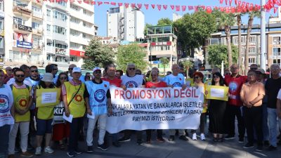 Bandırma’da faaliyet gösteren eğitim sendikaları, Milli Eğitim Bakanlığı personel promosyon