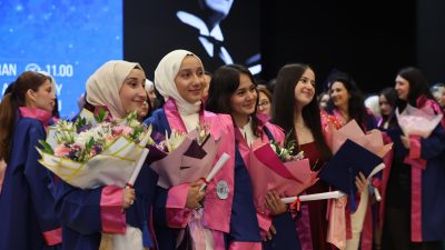 Bandırma Onyedi Eylül Üniversitesi Sağlık Hizmetleri Meslek Yüksekokulu mezuniyet töreninde