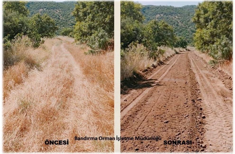 Bandırma ve İvrindi ormanlarında yangın önlemleri arttırıldı Balıkesir Orman Bölge Müdürlüğü tarafından İvrindi ve Bandırma’da yangın emniyet