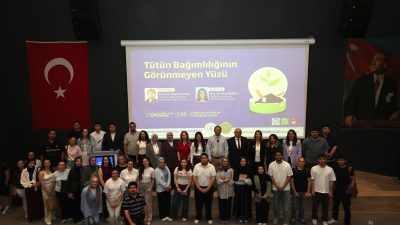 Bandırma Onyedi Eylül Üniversitesi’nde gerçekleştirilen konferansta tütün kullanımının bireysel ve