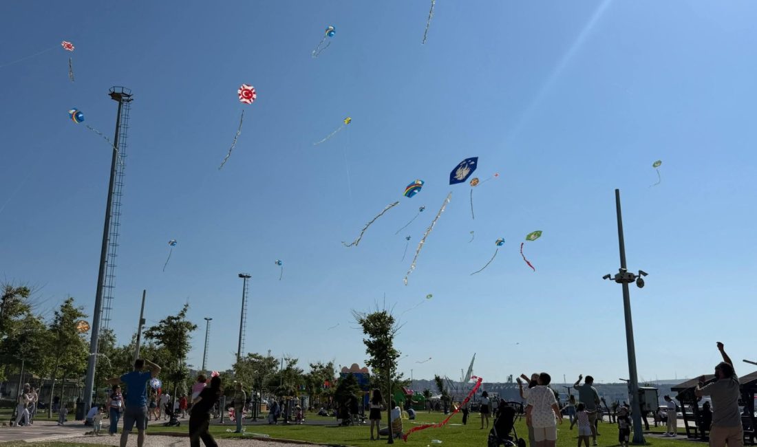Uluslararası Bandırma Kuşcenneti Kültür ve Turizm Festivali kapsamında düzenlenen Uçurtma