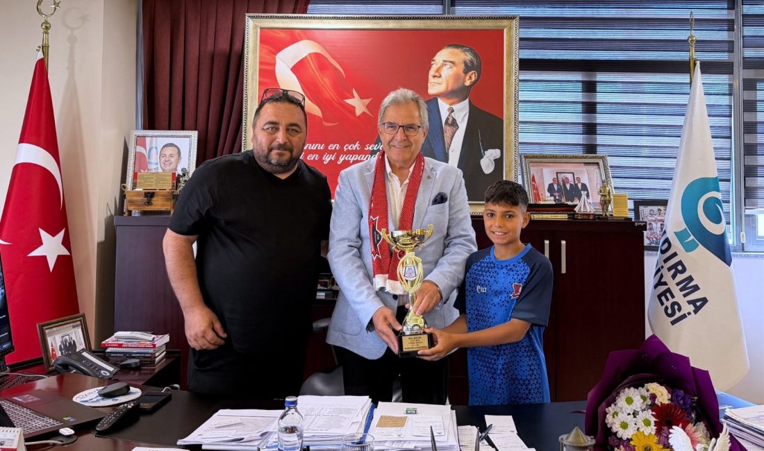 Bandırmagücü heyeti, Bandırma Belediye Başkanı Dursun Mirza ile bir araya
