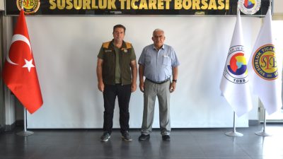 Susurluk Ticaret Borsası, TMO Bandırma Başmüdürü Salih Aksu’yu ağırladı. Görüşmede