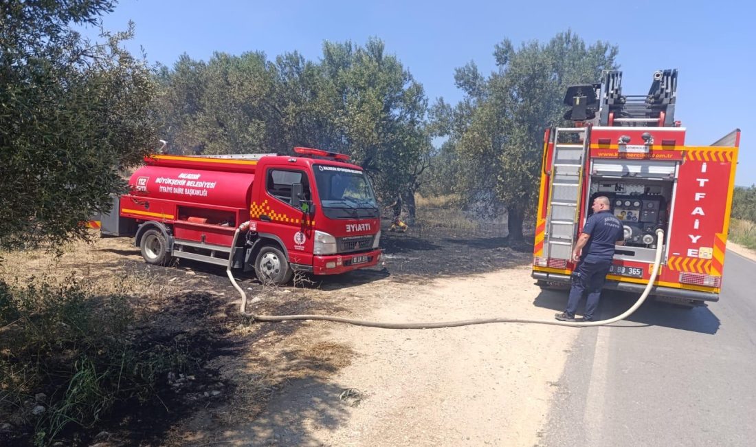 Balıkesir Büyükşehir Belediyesi İtfaiye Daire Başkanlığı, hafta sonunda meydana gelen