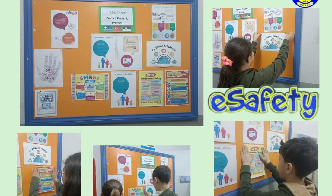 “3P4 Forests: Predict, Prevent, Protect” eTwinning projesi kapsamında öğrenciler, orman