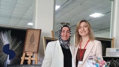 Halk Eğitim Merkezinin Bahçelievler Mahallesi muhtarlık binasında açılan kurs tamamlanırken,