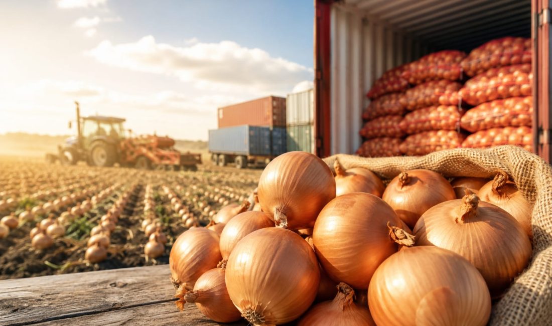 Kuru soğan ithalatında geçici vergi düzenlemesi Ticaret Bakanlığı, aşırı yağışların etkilediği hasat süreci nedeniyle kuru soğan