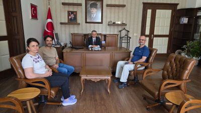 Bandırma Kaymakamı Recep Öztürk, Daskyleion Kazı Heyeti Başkanı Prof. Dr.