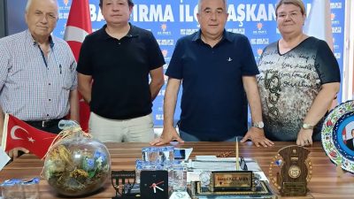 AK Parti Bandırma İlçe Başkanı Göksel Karlahan ile bir araya