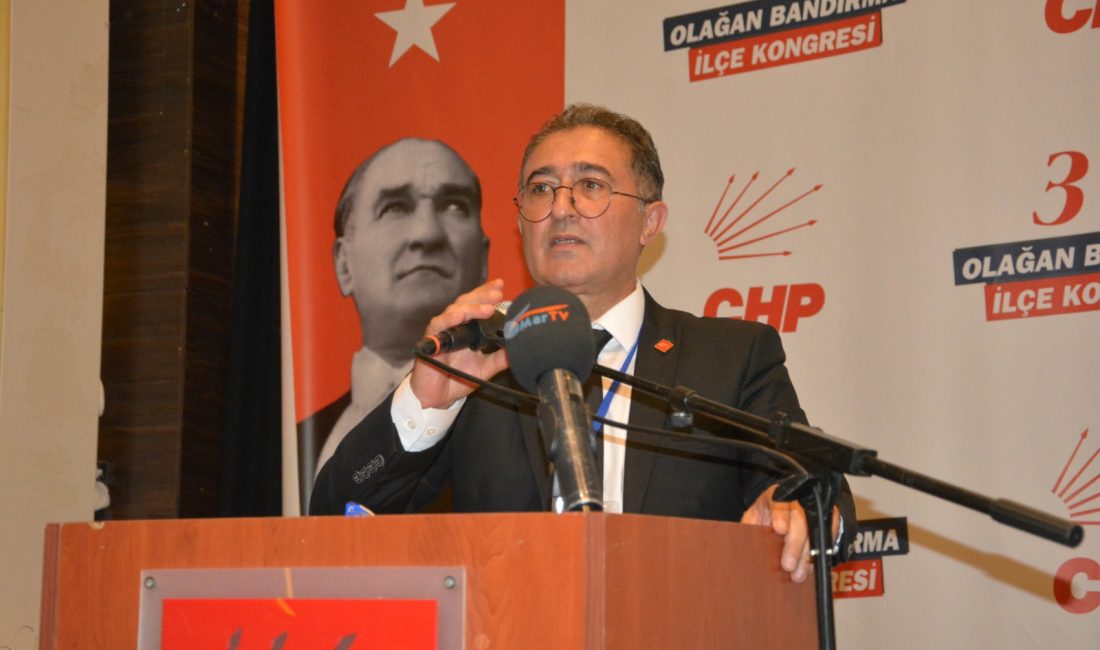 CHP Bandırma İlçe Başkanı Mehmet Atak, CHP üyeliğinden ayrıldığını ve