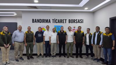 Toprak Mahsulleri Ofisi Genel Müdürü Ahmet Güldal, Bandırma Ticaret Borsası’nda